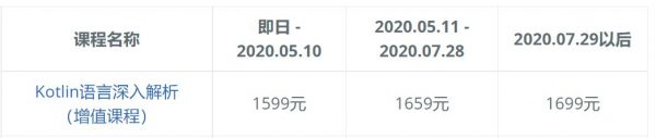 Kotlin语言深入解析 官方价格