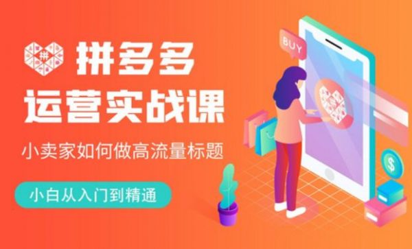 拼多多运营实战课：基础班+进阶班+突破班全套培训百度云